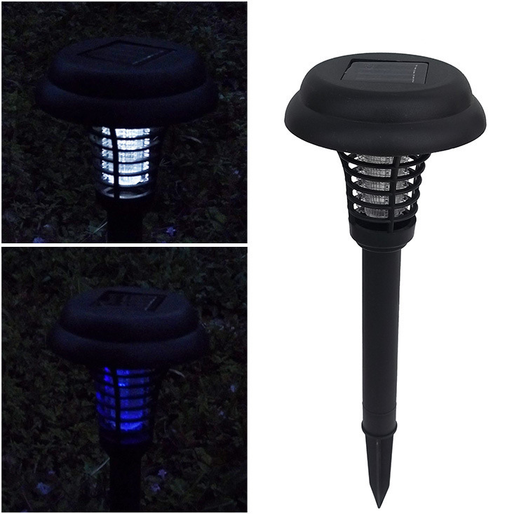 Solar Led Rechargeable Anti-Mosquito Lamp Electronic Fly Bug Zapper Insect Pest  Uv Trap Outdoor Garden Lawn Lamp - Image 6