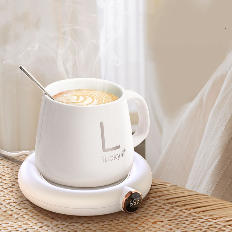 Coffee Mug Warmer Warm Coaster Smart Heating Cup Thermal Insulation Constant Temperature Coaster Heating Pad Desktop - Image 16
