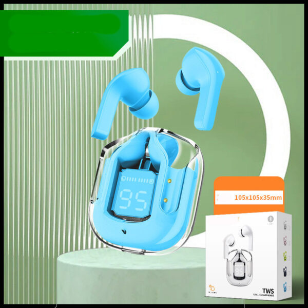 New Mini Transparent Wireless Bluetooth Headset Digital Display ENC Noise Reduction True Wireless Sports Music - Image 49