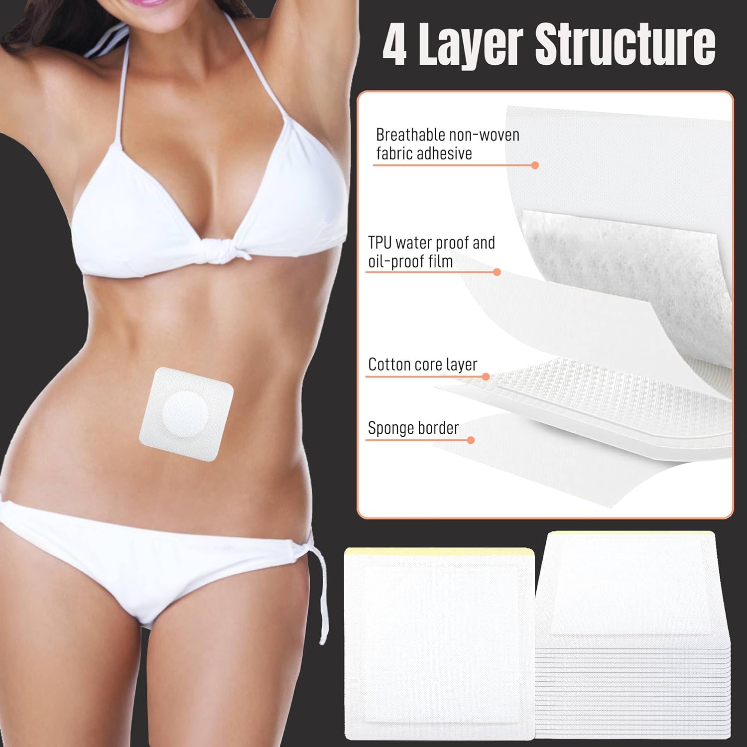 Navel Belly Button Patch Slimming Patch Abdomen Magnetic Detox Sticker - Image 38