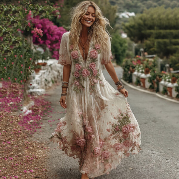 Women's Loose Printed Skirt New Style Dress - Image 9