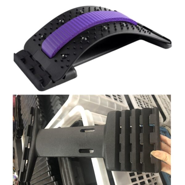 Back Stretcher Adjustable Back Cracker Massage Waist Neck Fitness Lumbar Cervical Spine Support Pain Relief - Image 24