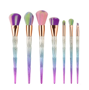 7 makeup brushes, makeup tools, diamond makeup brush foundation brush - Image 7