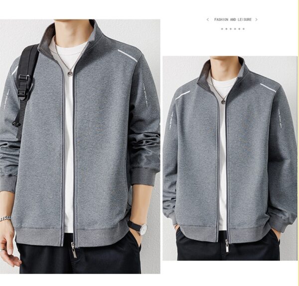 Men's Cardigan Jacket Sports Casual Top - Image 23