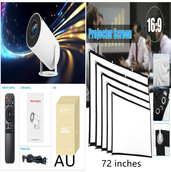 HY300 Pro Projector Home Theater Entertainment Portable Small Projector - Image 35