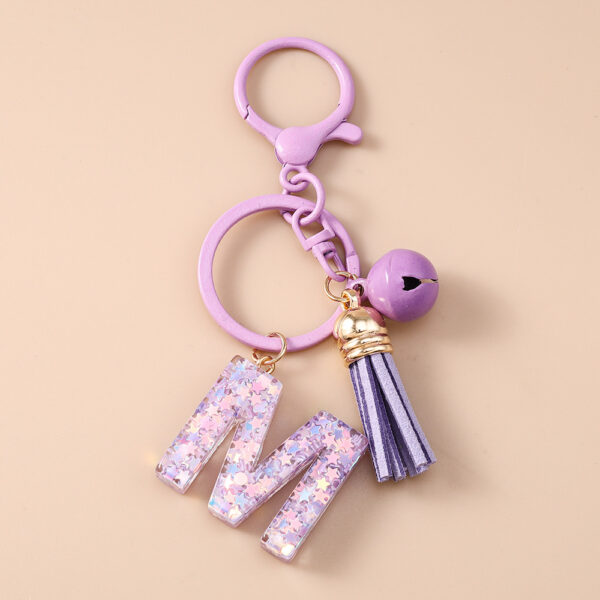 Fashionable Design Bell Tassel Keychain - Image 17