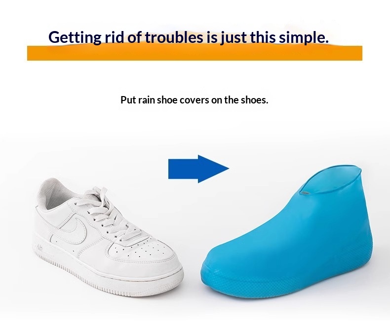 Outdoor Hiking Rain-Proof Shoe Covers Latex