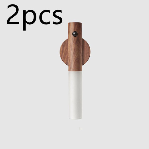 Auto LED USB Magnetic Wood Wireless Night Light Corridors Porch Lights PIR Motion Sensor Wall Light Cabinet Lamp - Image 34