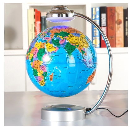 8 inch globe magnetic suspension office decoration company gift novelty creative birthday gift - Image 3
