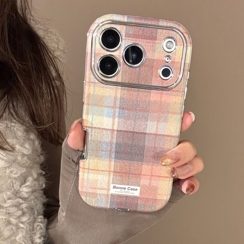 Fabric-Star Electroplated Shatter-Resistant Phone Case