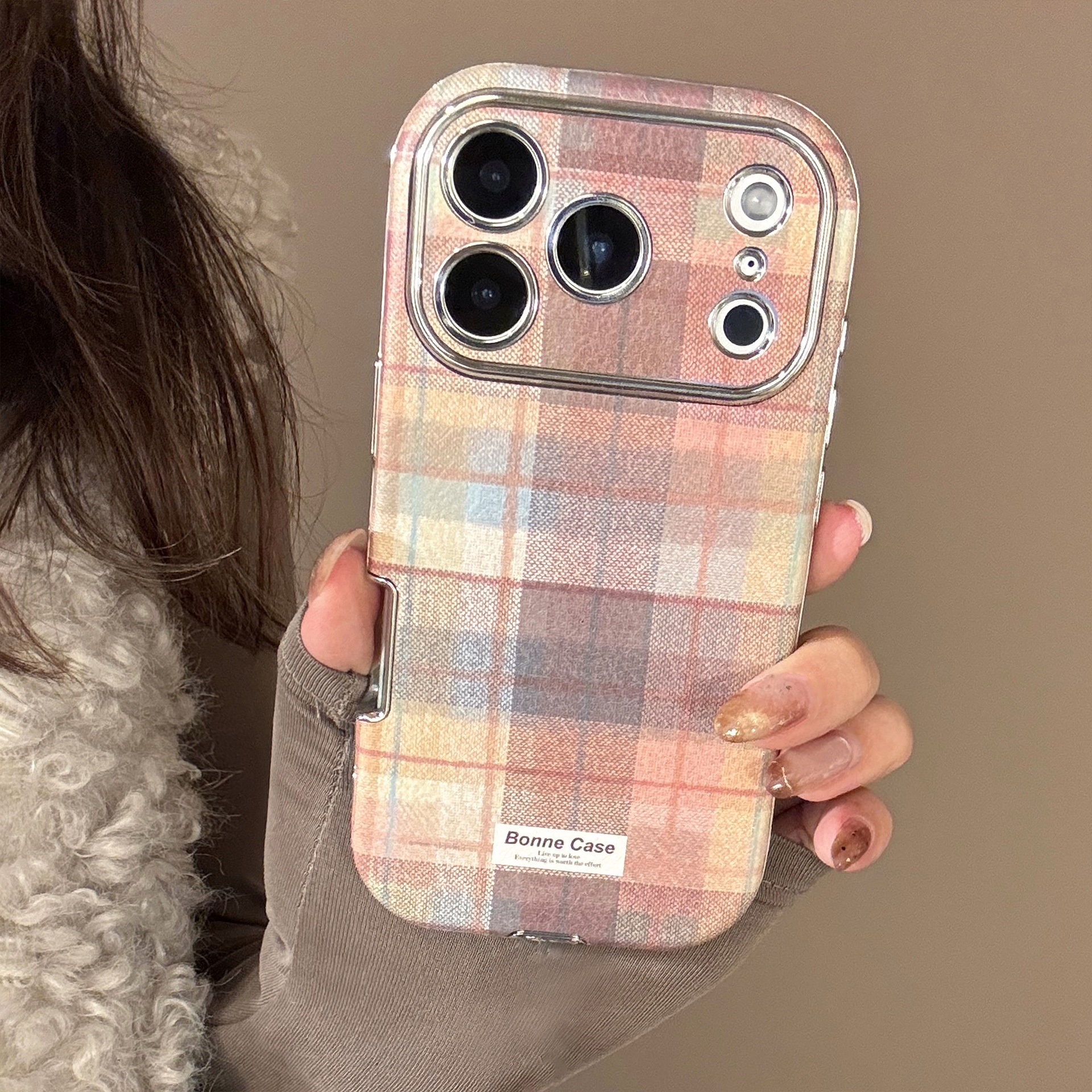 Fabric-Star Electroplated Shatter-Resistant Phone Case - Image 11