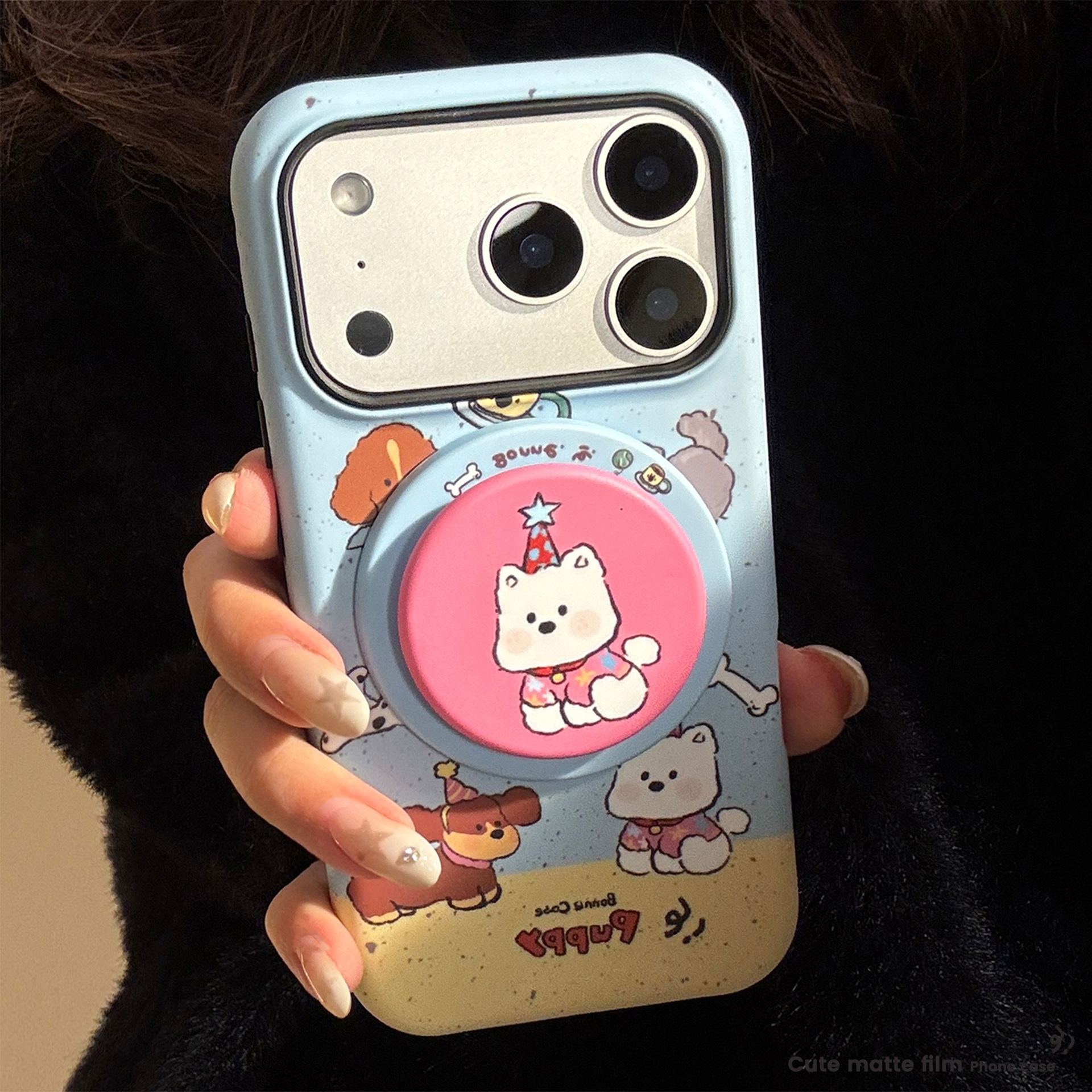 Cute Dog Magnetic Stand Phone Case - Image 16