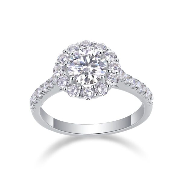 Moissanite Light Luxury Ring Women Do Not Fade - Image 6