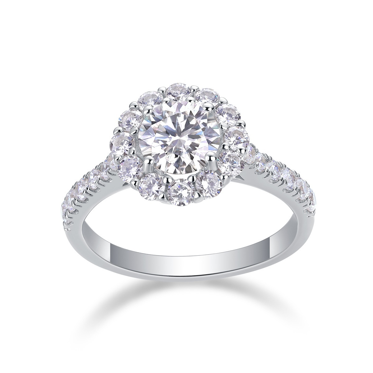 Moissanite Light Luxury Ring Women Do Not Fade - Image 6