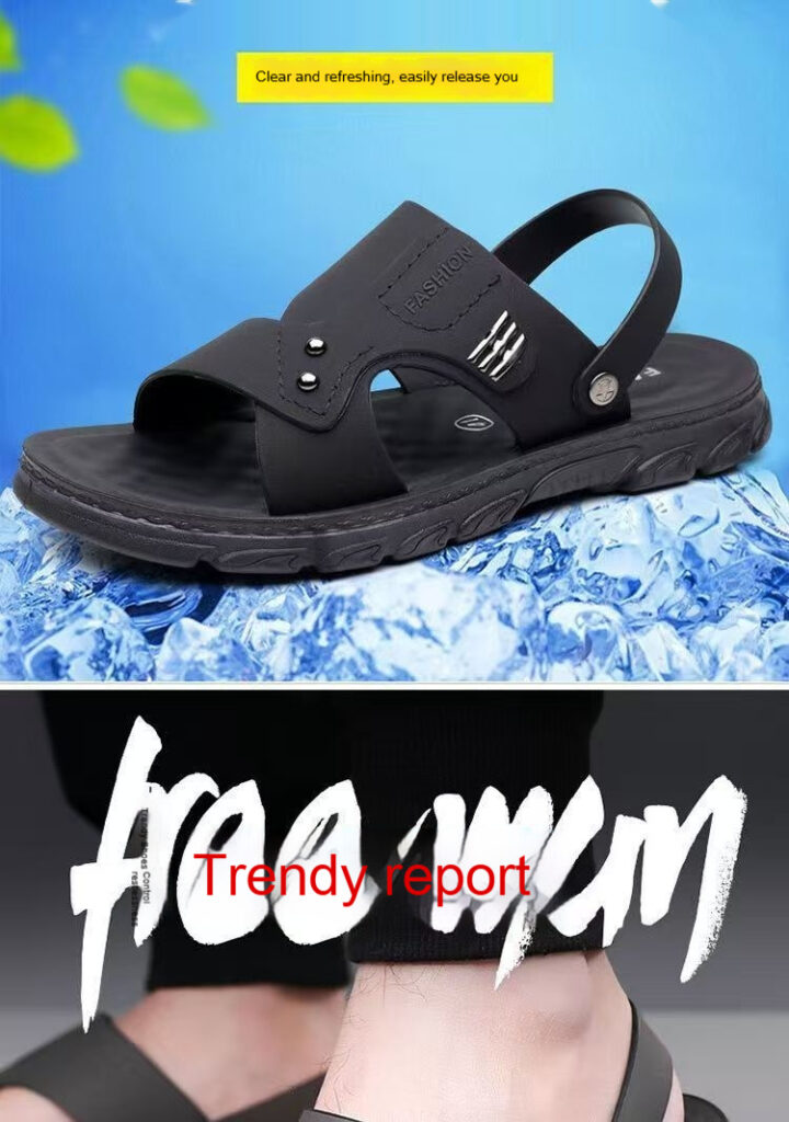 Waterproof Non-Slip Soft-Soled Mens Dual-Use Sandals
