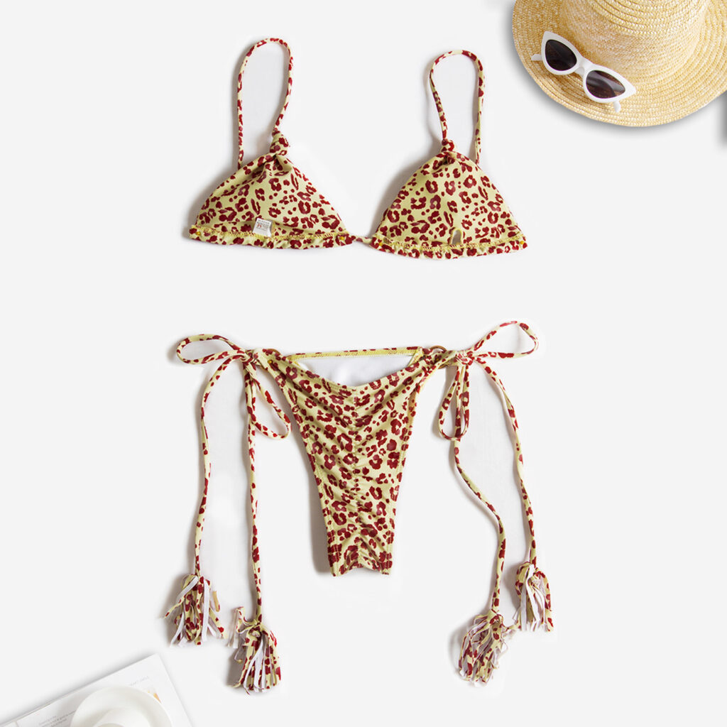 Women Swimwear Sexy Bikini Hollow Out Swimsuit Thong Biquini Cross String Bikini Set Bathing Suit Bikinis Beachwear