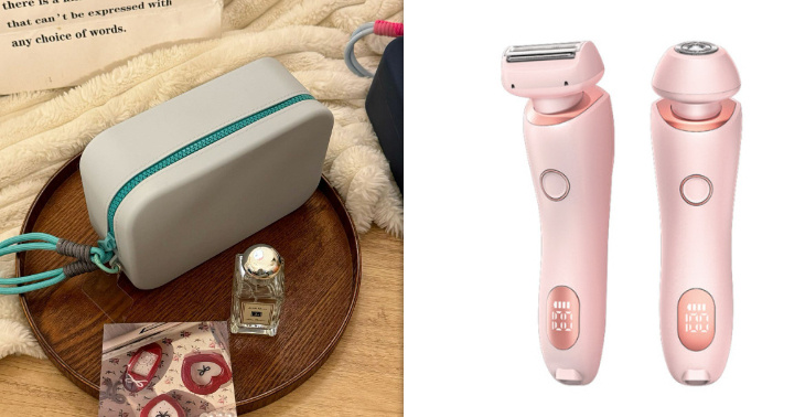 2 In 1 Hair Removal Epilator USB Rechargeable Trimmer Women Body Razor Face Leg Armpit Bikini Hand Pubic Shaver Hair Remover - Image 28