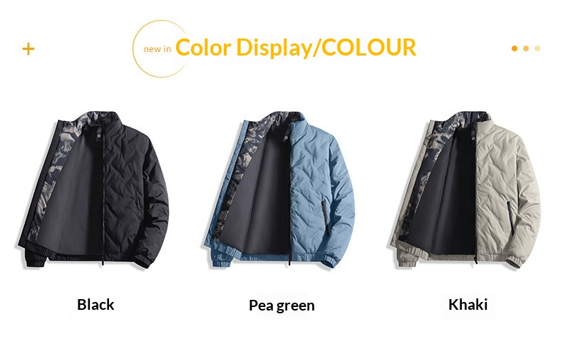 New Arrival Fashionable Casual Windproof And Warm Thick Mens Down Jacket - Image 11