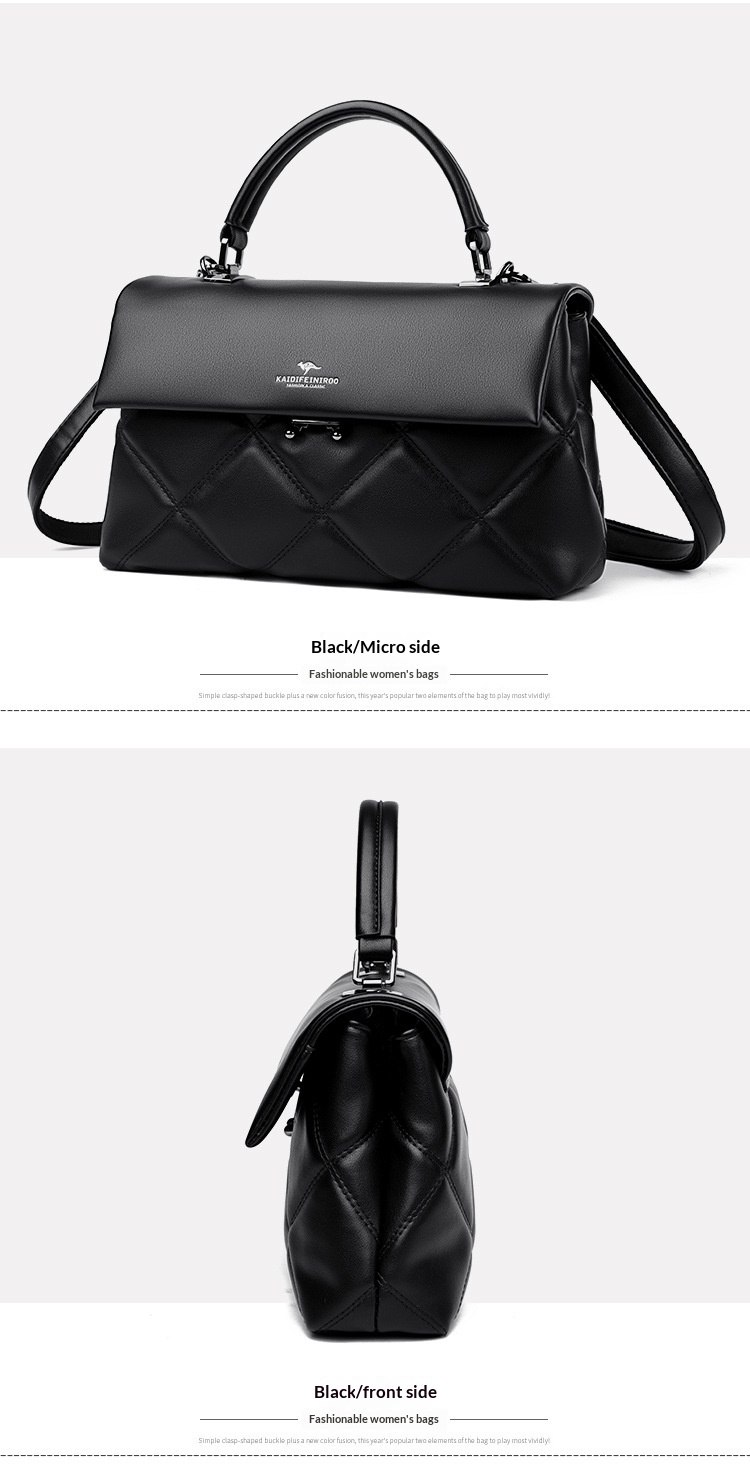 Ladies' Handheld Cross Shoulder Bag - Image 22