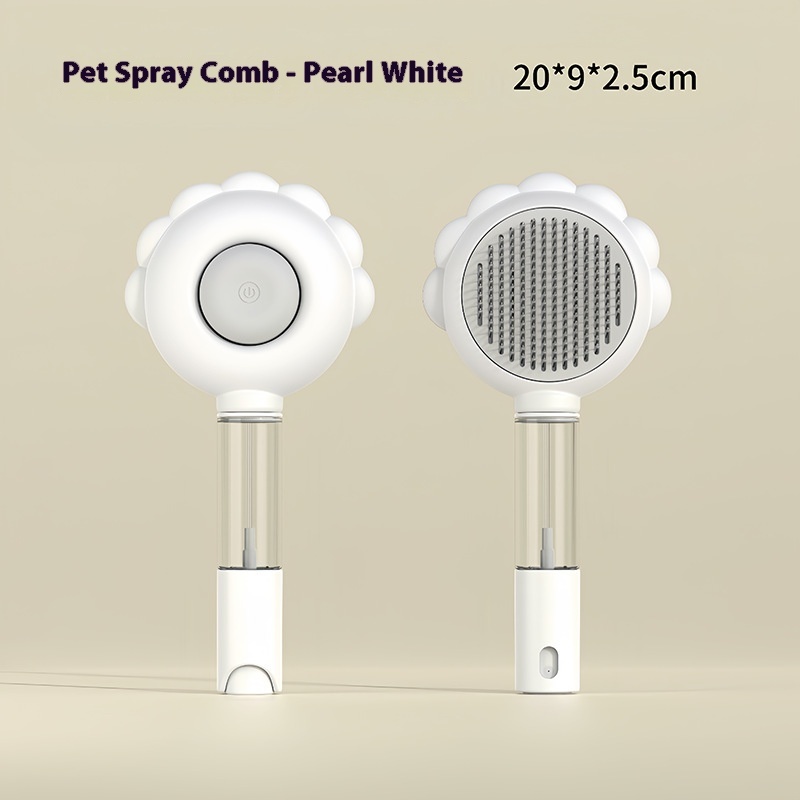 2 In 1 Self Cleaning Dog Brush Comb With Spray Pets Grooming Hair Remover Combs Brush Floating Hair Pet Grooming Brush Pet Products - Image 25
