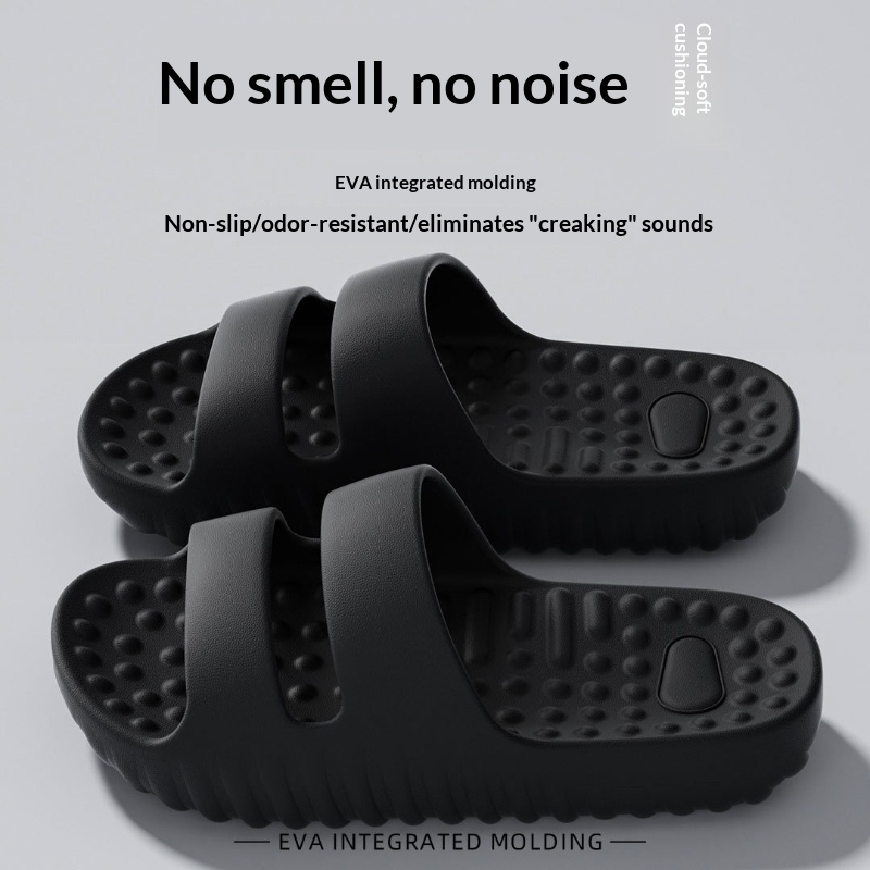 Thick-soled Massage Slippers Indoor Home Use Non-slip And Quiet EVA Material Deodorizing - Image 21