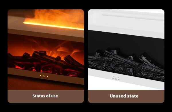New Flame Aromatherapy Machine Colorful Essential Oil Diffuser Home Large Fog Volume Flame Humidifier 3D Flame Fireplace Machine - Image 12