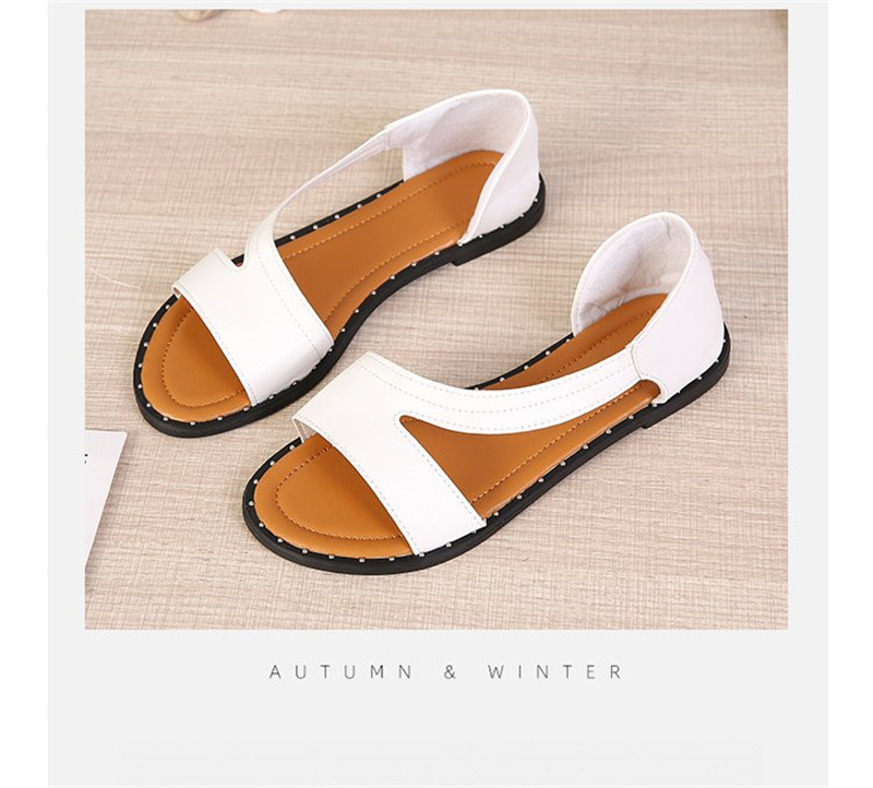 Outerwear Flat Large-size Fashion Sandals For Women