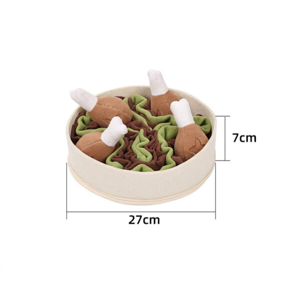 Dog Relieving Chicken Leg Bucket Sniff Toys - Image 2