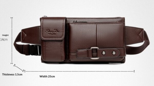 Men's Multi-Functional Sports Waist Bag Crossbody - Image 8