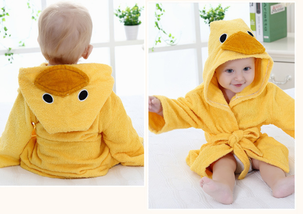 Cartoon Cute Animal Modeling Baby Bath Towels Baby Bathrobes Cotton Children's Bathrobes Baby Hooded - Image 15
