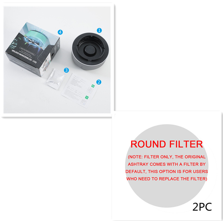 Smoke Removal Air Purification Ashtray Anion Purification Practical Automatic Purifier Ashtray Portable Gadgets For Car Ashtray - Image 18