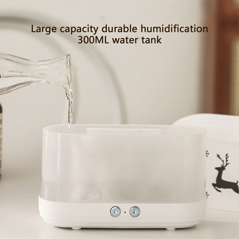 Elk Flame Humidifier Diffuser Mute Household Atmosphere Lamp Christmas Home Decorations - Image 12