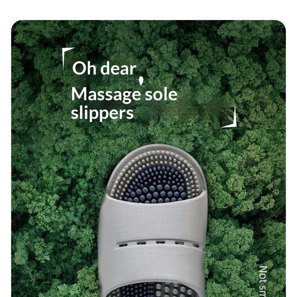 Massage Slippers For Men Summer Indoor Home And Bathroom Use Foot Acupressure Slippers With Non-slip Soles For Men