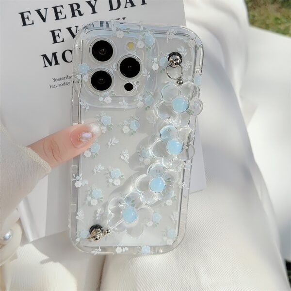 Fresh And Summery Blue Floral Phone Case - Image 18