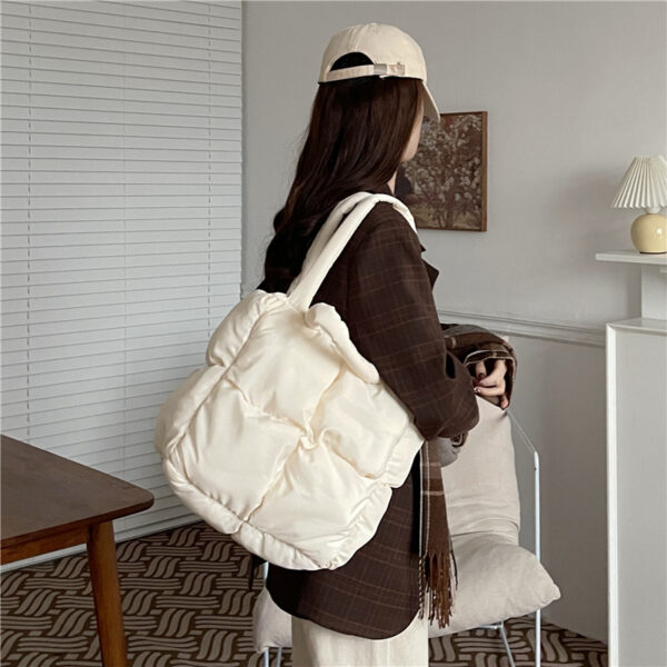 Handheld Niche Linggetote Bag Soft Down - Image 5
