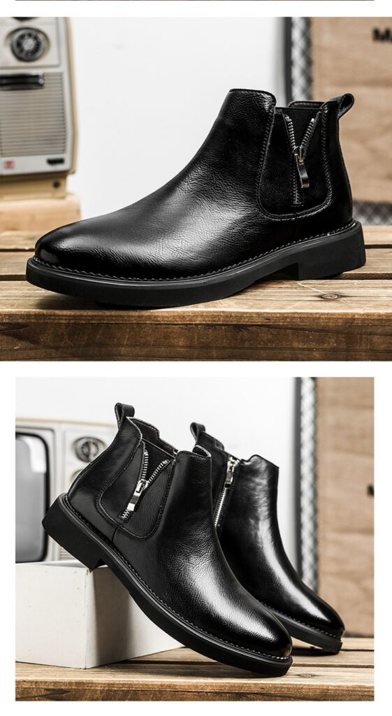 Slip-on Business High-top Casual Ankle Boots