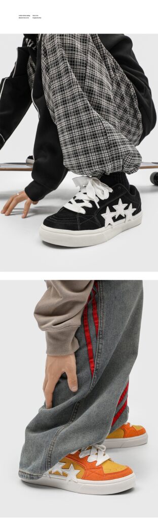 Versatile, Lightweight And Comfortable Star-patterned Sneakers For Sports