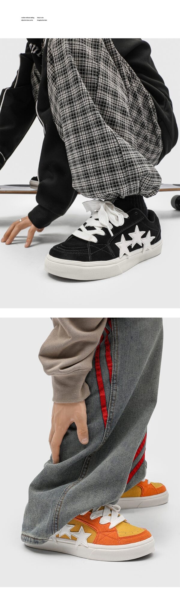 Versatile, Lightweight And Comfortable Star-patterned Sneakers For Sports - Image 11