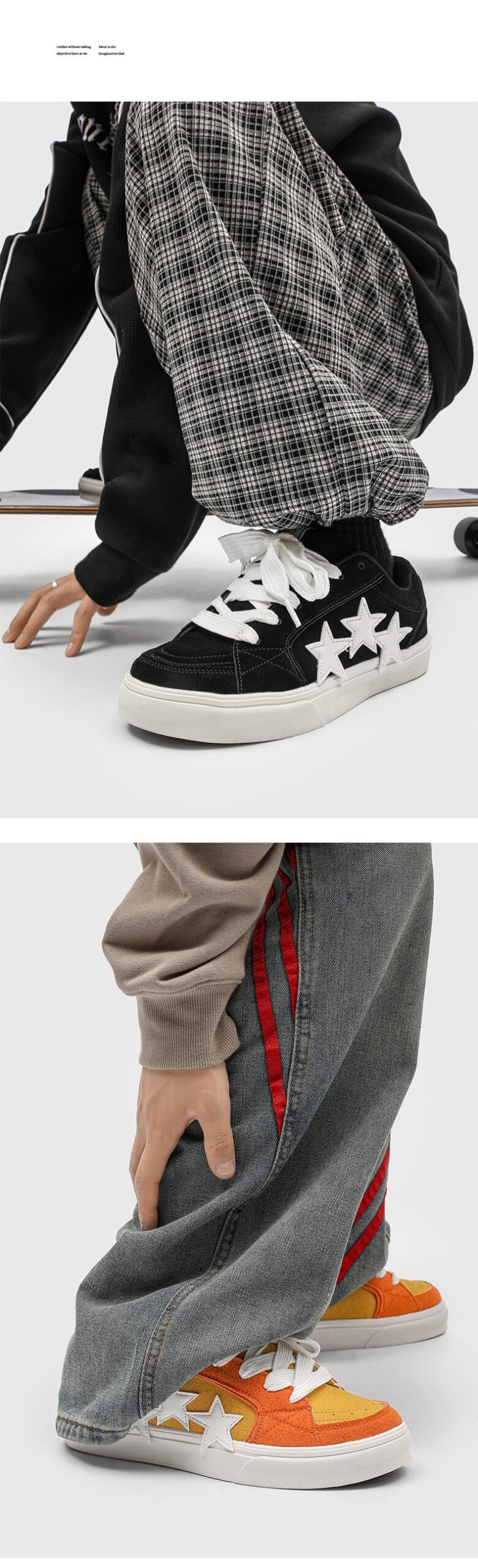 Versatile, Lightweight And Comfortable Star-patterned Sneakers For Sports - Image 11