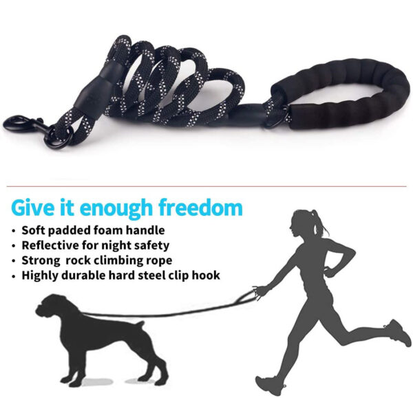 Small Medium Sized Pet Dog Luminous Leash Chain Puppies - Image 4