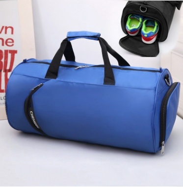 Fitness bag men's sports bag basketball training bag football bag portable travel bag cylinder bag shoulder bag waterproof - Image 3