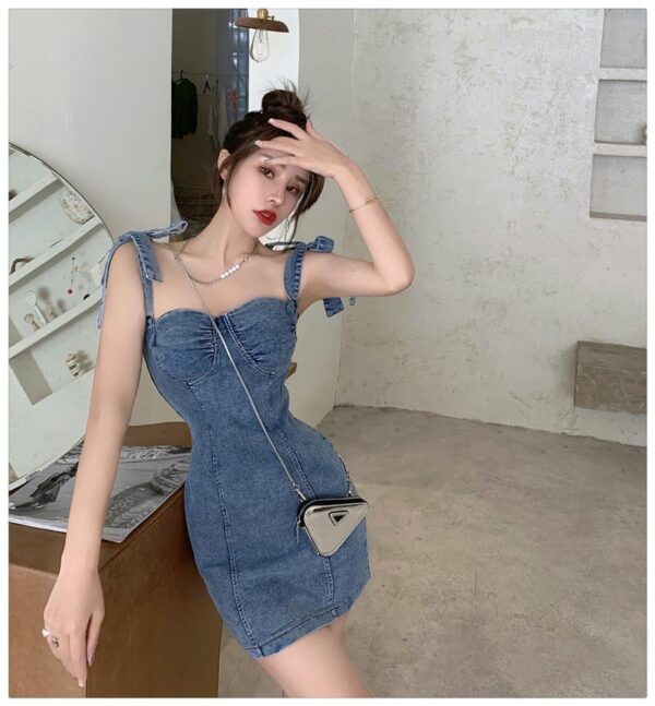 Hong Kong-style Retro Sexy Tube Top Slip Dress - Image 26