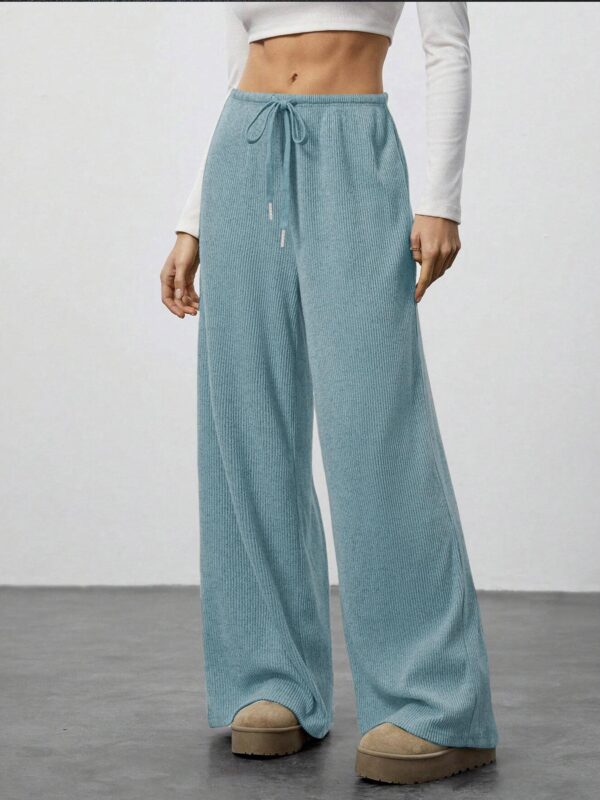 Women's Solid-color Casual Straight-leg Pants - Image 27