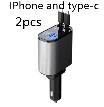 Metal Car Charger 100W Super Fast Charging Car Cigarette Lighter USB And TYPE-C Adapter - Image 20