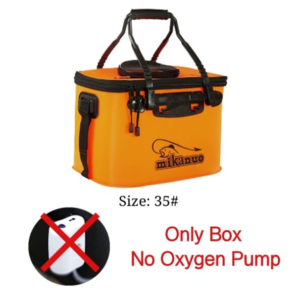 EVA Portable Fishing Bag Folding Thicken Live Fishing Box Tank Bucket Camping Fishing Tackle Fishbox Storage Bag - Image 32