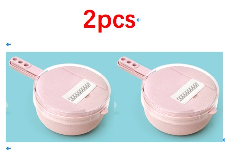 8 In 1 Mandoline Slicer Vegetable Slicer Potato Peeler Carrot Onion Grater With Strainer Vegetable Cutter Kitchen Accessories - Image 16