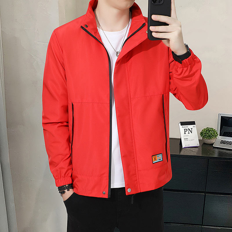 Casual Jacket With Stand Collar Autumn Style For Men - Image 34