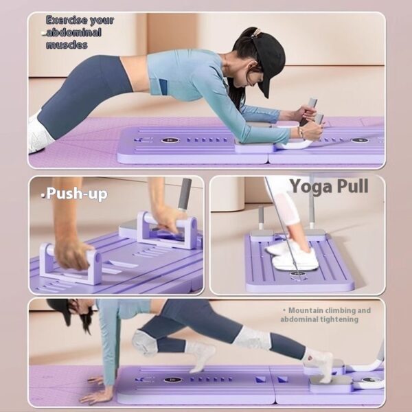 Four-in-one Foldable Automatic Rebound Home Exercise Abdominal Muscle Firm Abs Fitness Board - Image 12