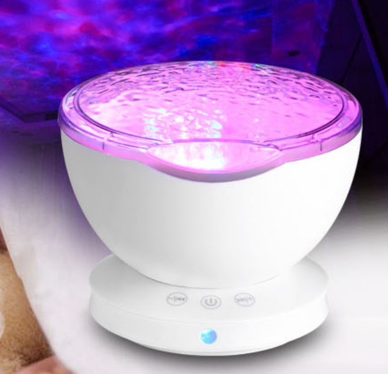 Ocean Wave Projector LED Night Light Remote Control TF Cards Music Player Speaker Aurora Projection - Image 16