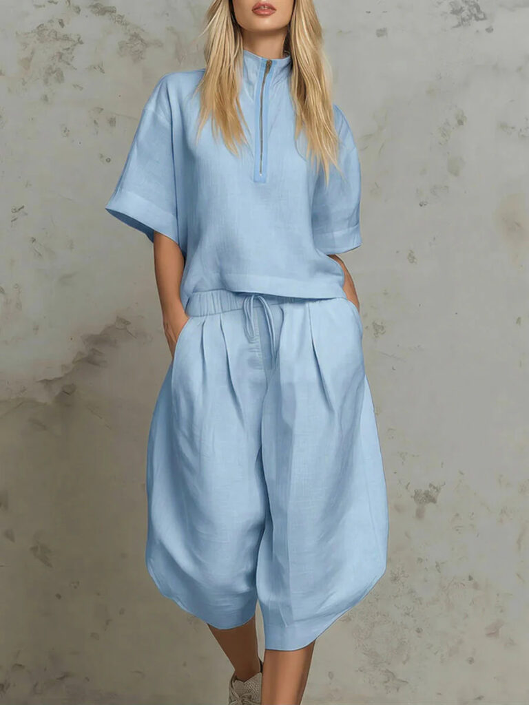 Summer Plus-Size Loose Elegant Casual Chic Youthful Fashionable Sportswear Set